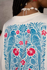 Tropical Parrots Tee 34870-OFFW