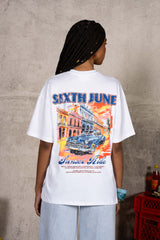 Cuba Car Tee 34875-WHIT