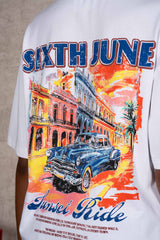 Cuba Car Tee 34875-WHIT