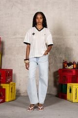 Oversize Knit Football Jersey 34878-OFFW