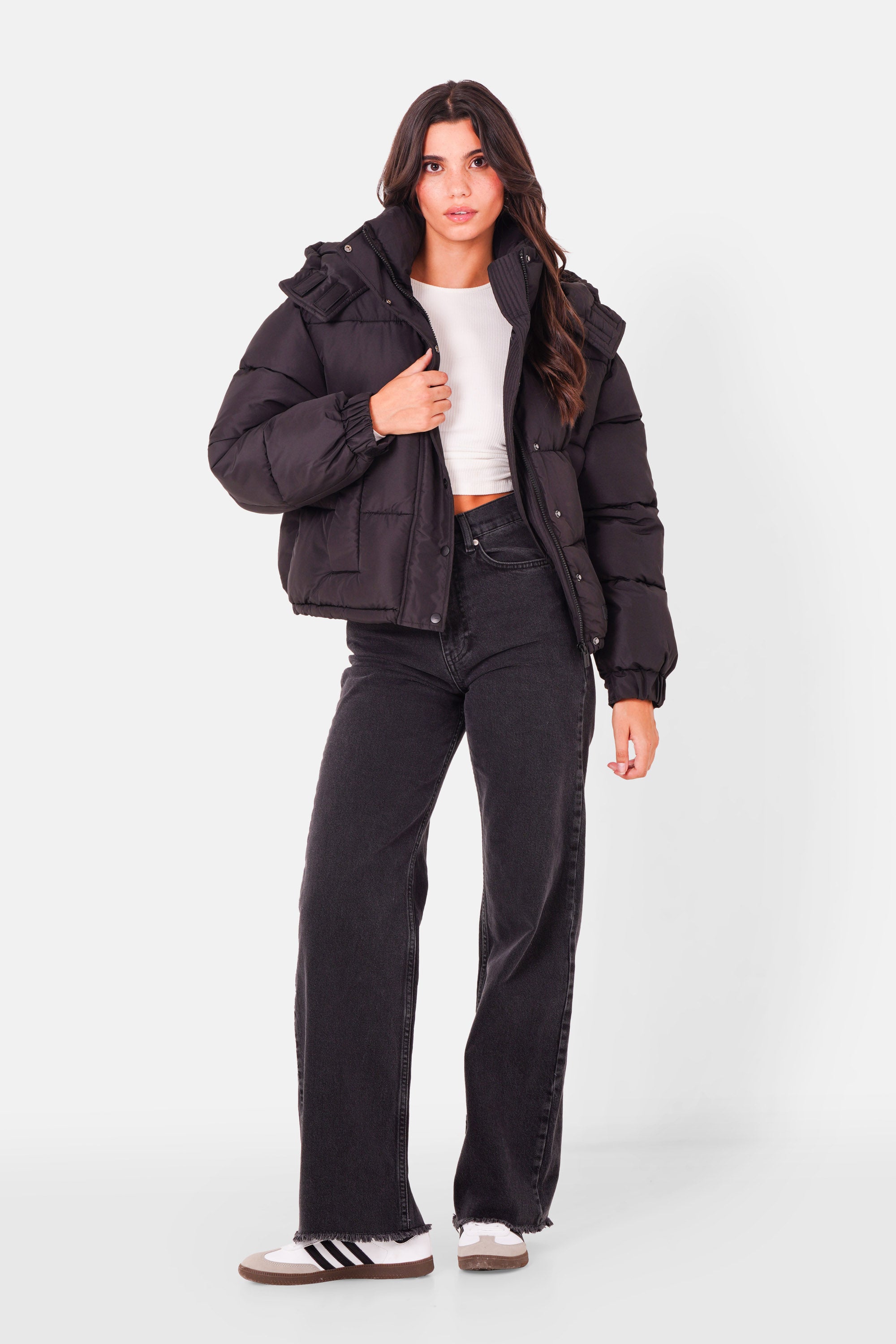 Downjacket oversized 70017-BLAC