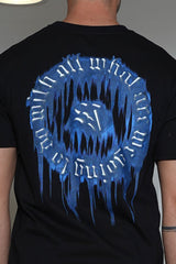 SS t-shirt gothic 25270-BLAC