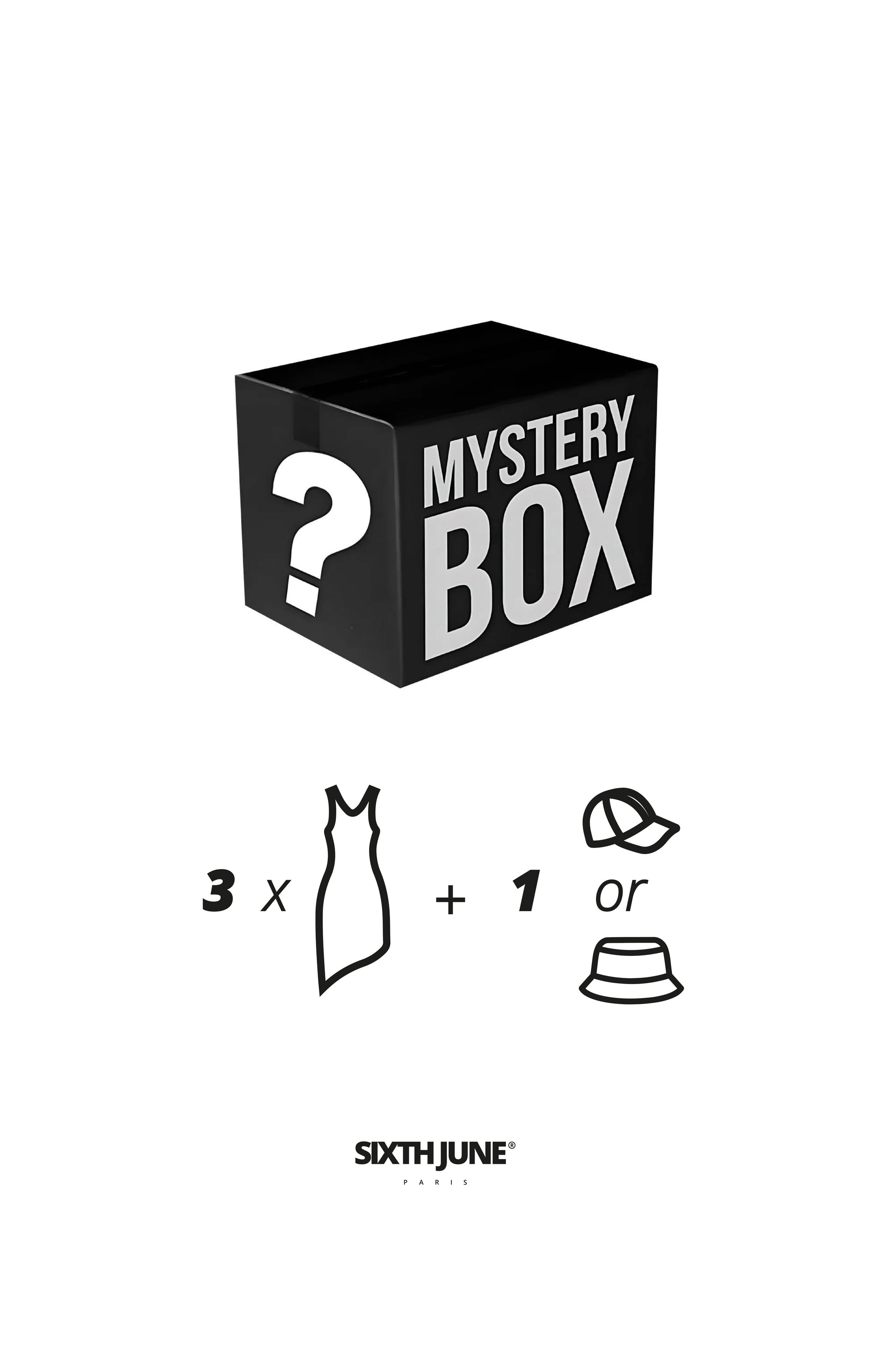 WOMEN Mystery box : 3 dresses + 1 hat