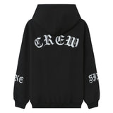 Crew hoodie Black