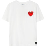 Heart logo t-shirt White