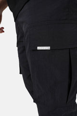 Nylon cargo Pants 23552-BLAC