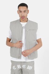 Crew sleeveless jacket Grey