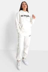 Logo Paris hoodie White