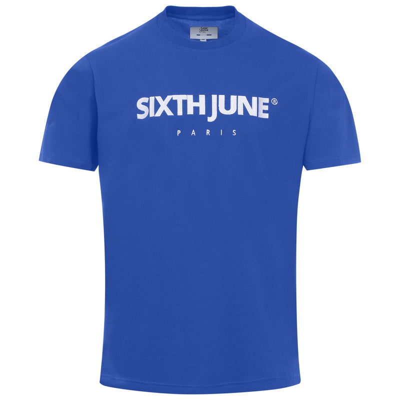 Logo Paris tee Blue